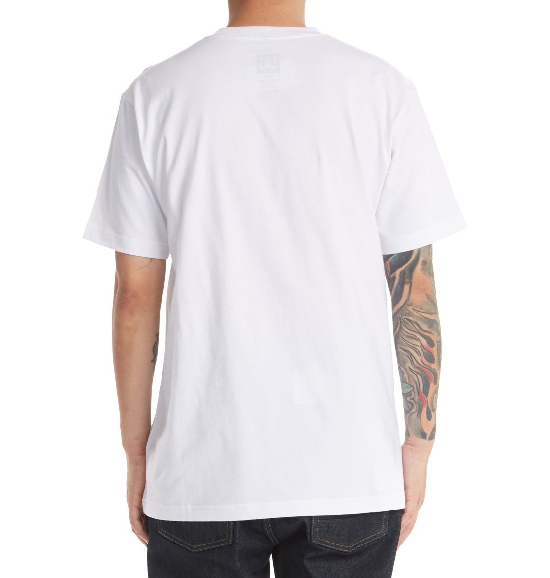 DC Star Men T-Shirt White | US-4675DUP