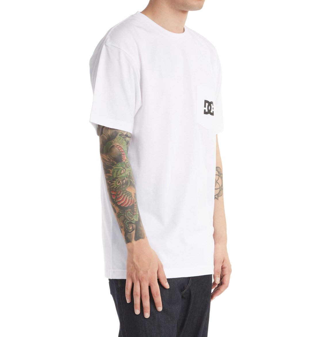 DC Star Men T-Shirt White | US-4675DUP