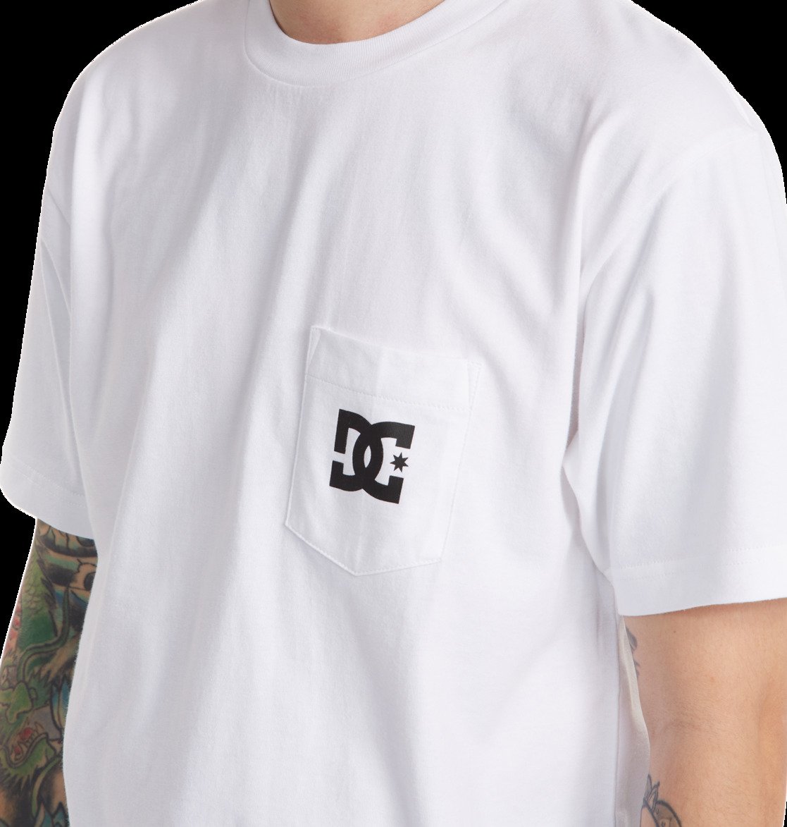 DC Star Men T-Shirt White | US-4675DUP