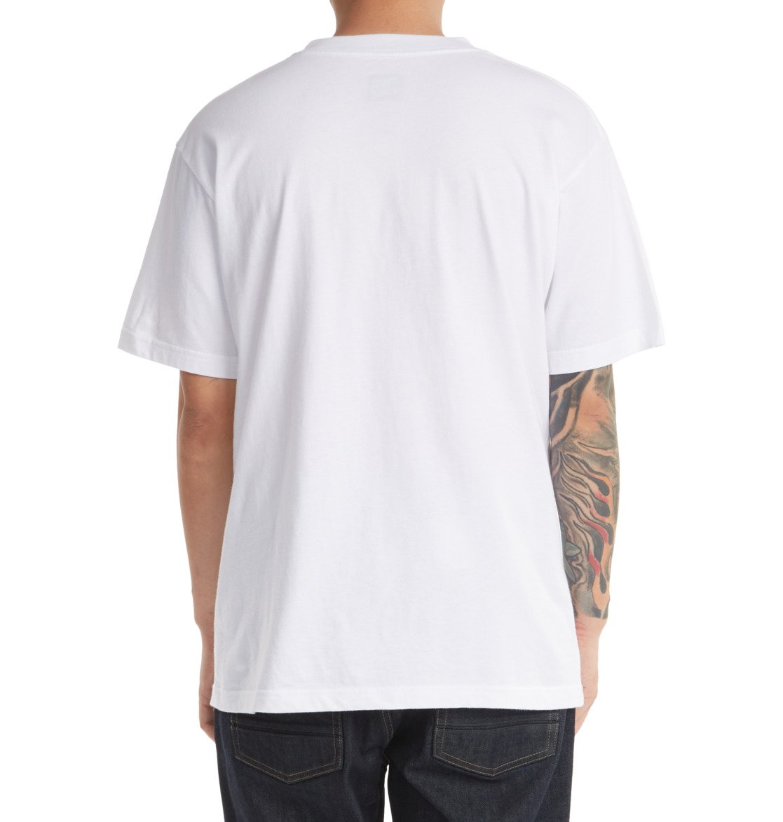 DC Star Men T-Shirt White | US-5874GBK