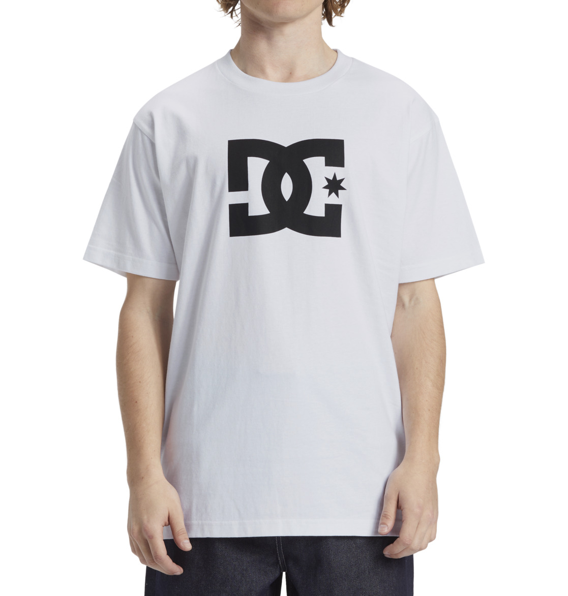 DC Star Men T-Shirt White | US-8603ULG