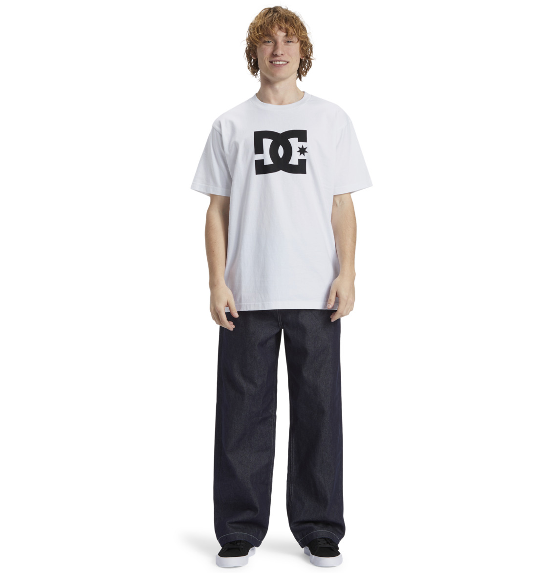 DC Star Men T-Shirt White | US-8603ULG