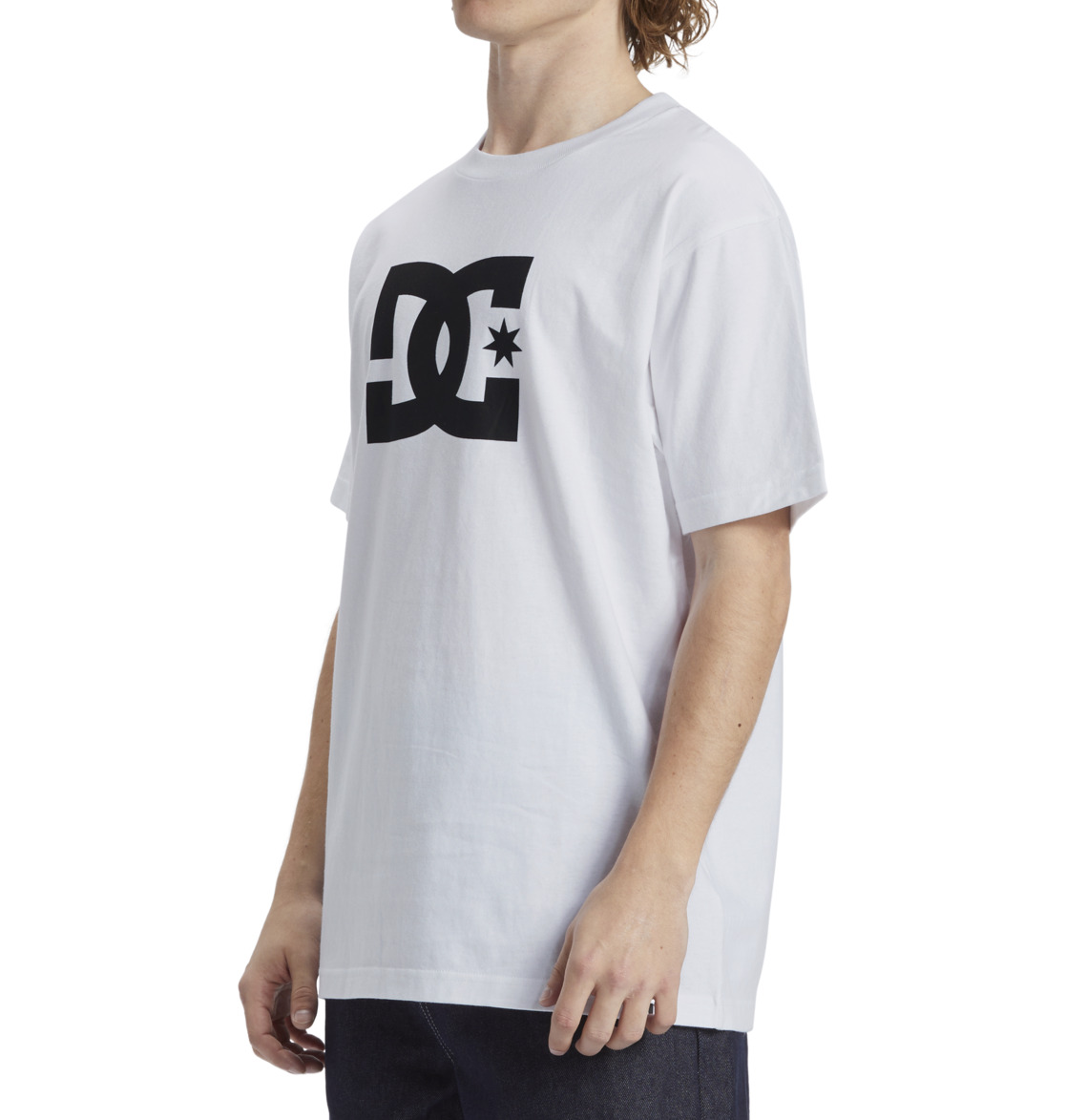 DC Star Men T-Shirt White | US-8603ULG