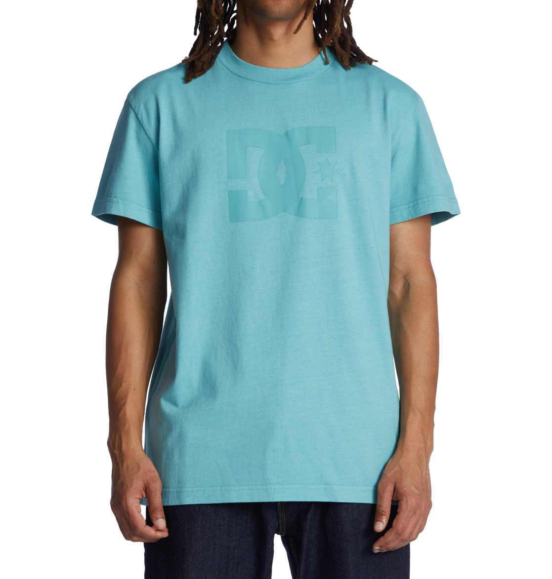 DC Star Pigment Dye Men T-Shirt Wash | US-3095HLN