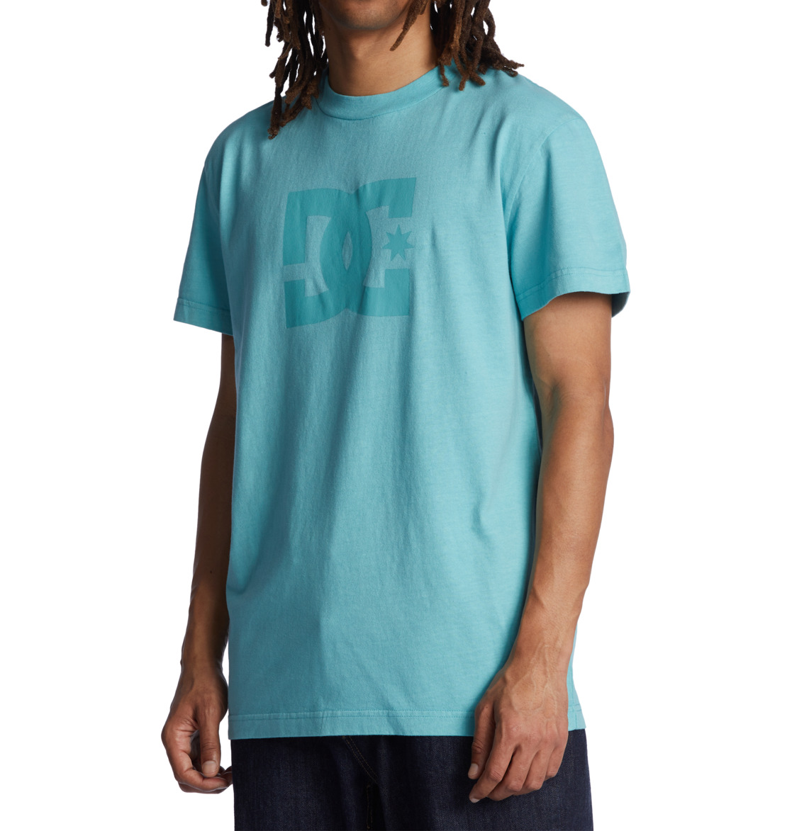 DC Star Pigment Dye Men T-Shirt Wash | US-3095HLN