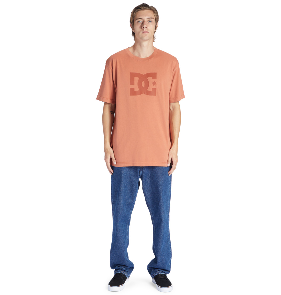 DC Star Pigment Dye Men T-Shirt Wash | US-5430VUD