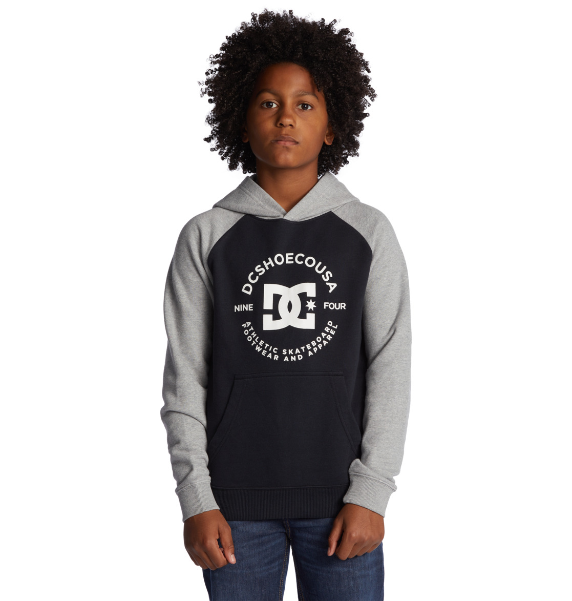 DC Star Pilot Kids' Hoodie Black / Grey | US-2938RXZ