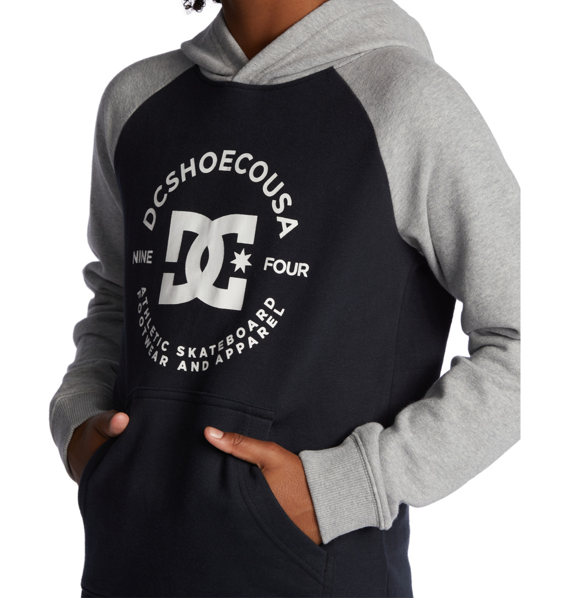 DC Star Pilot Kids' Hoodie Black / Grey | US-2938RXZ