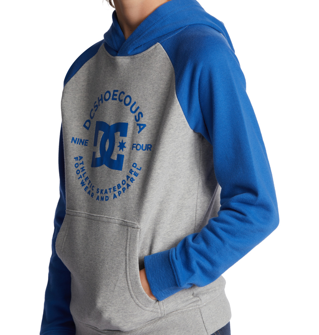 DC Star Pilot Kids' Hoodie Grey / Blue | US-7365XZD