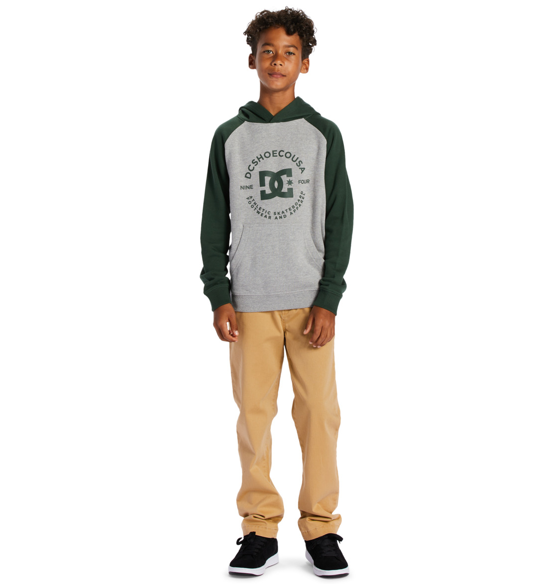 DC Star Pilot Kids' Hoodie Grey | US-6492HSB