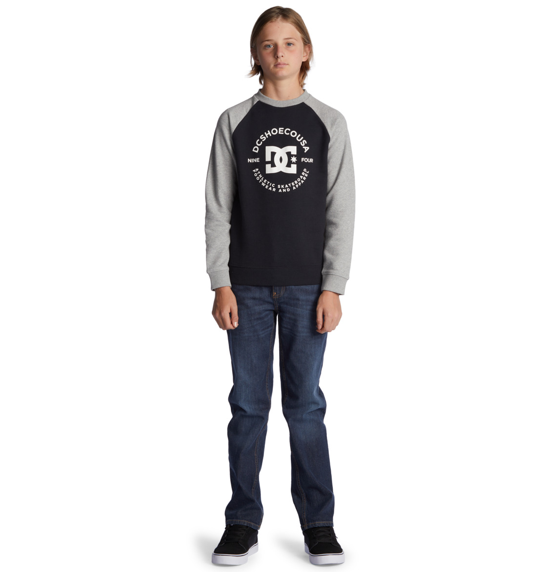 DC Star Pilot Kids' Sweatshirt Black / Grey | US-1395AUH