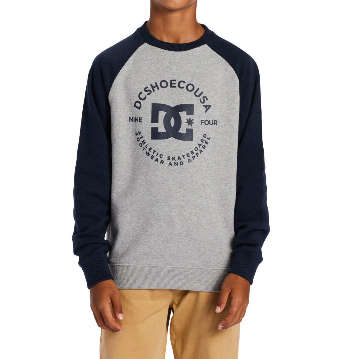 DC Star Pilot Kids' Sweatshirt Grey / Navy | US-3291XRN