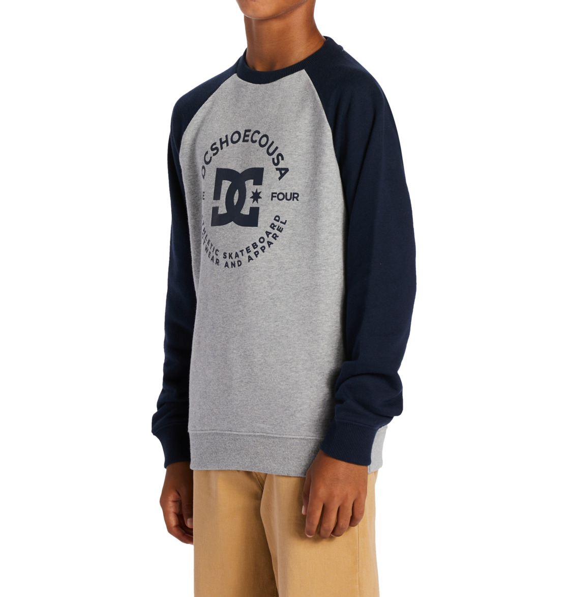 DC Star Pilot Kids' Sweatshirt Grey / Navy | US-3291XRN