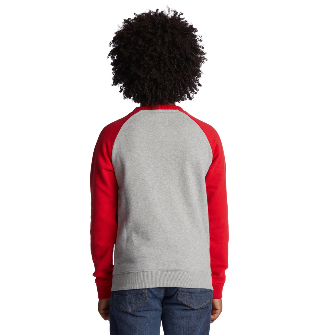 DC Star Pilot Kids' Sweatshirt Grey / Red | US-1687IEQ