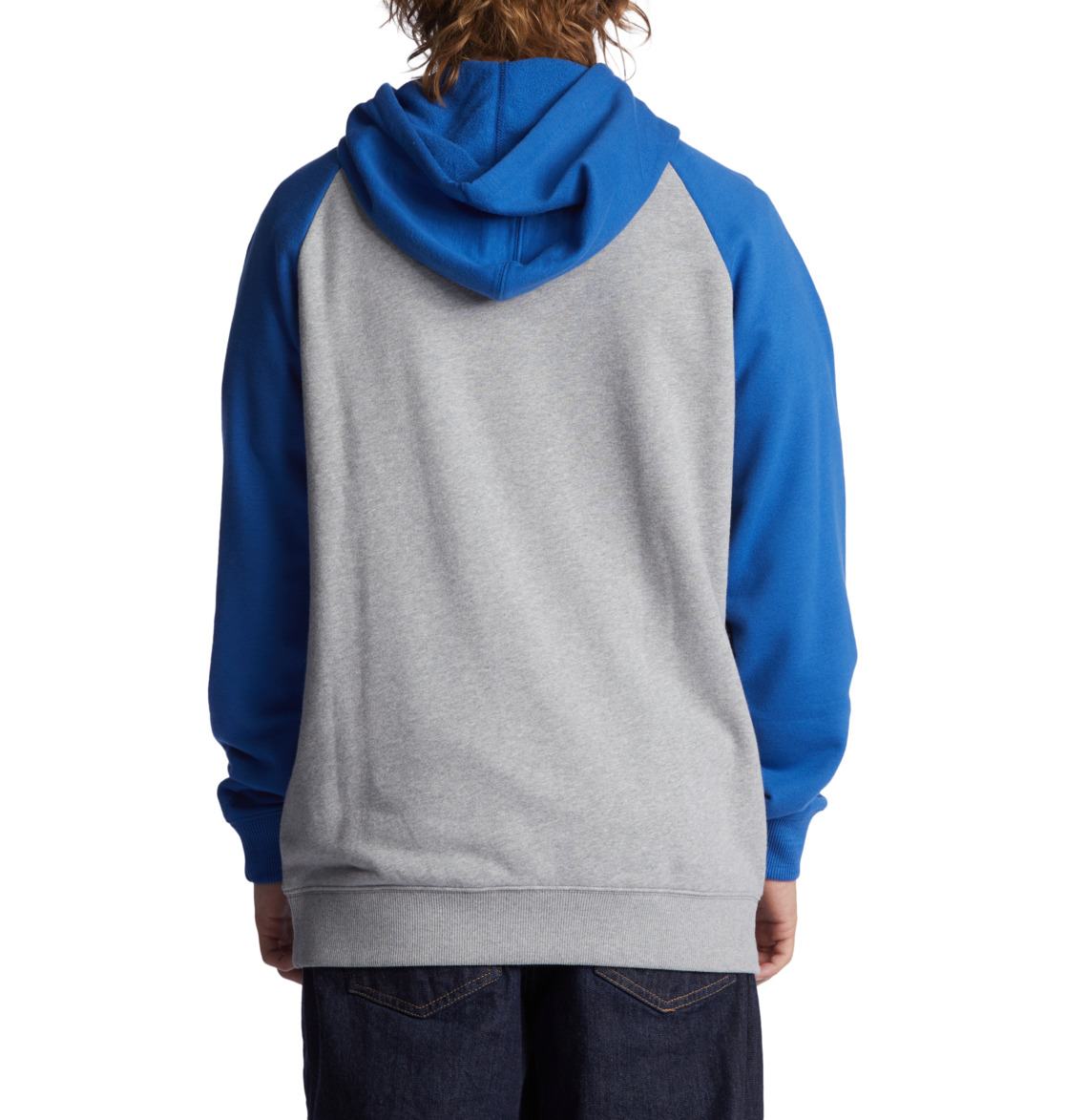 DC Star Pilot Men Hoodie Grey / Blue | US-9857VDW