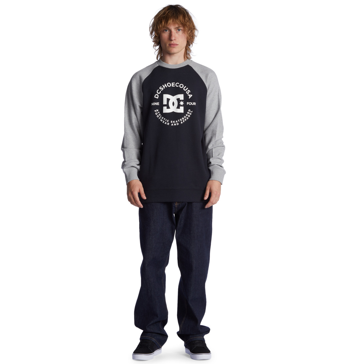 DC Star Pilot Men Sweatshirt Black / Grey | US-2468PJX