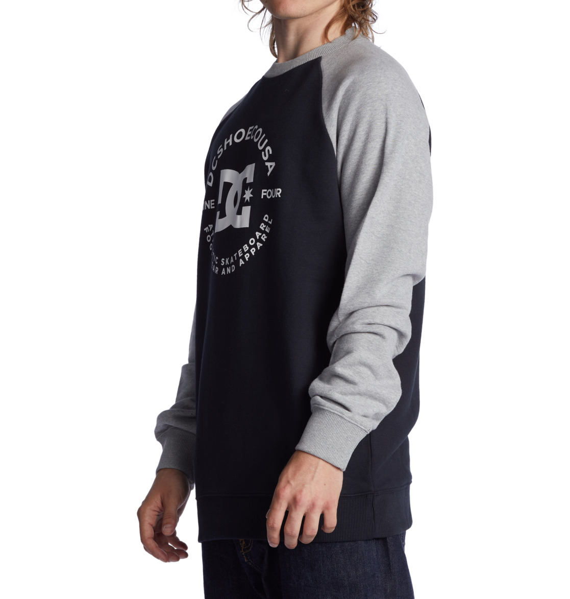 DC Star Pilot Men Sweatshirt Black / Grey | US-2468PJX