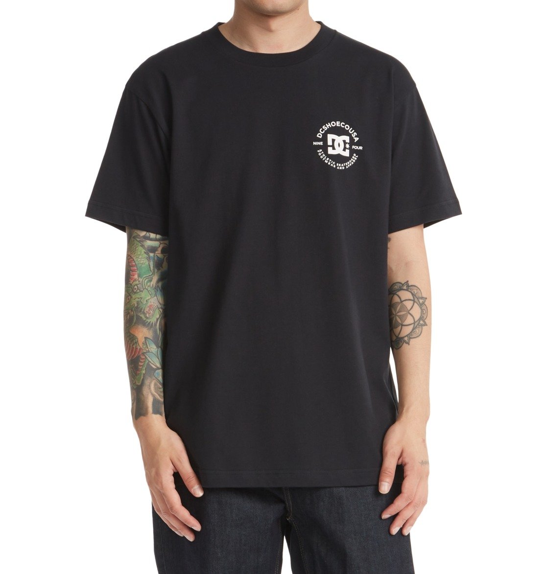 DC Star Pilot Men T-Shirt Black | US-8094ZXT