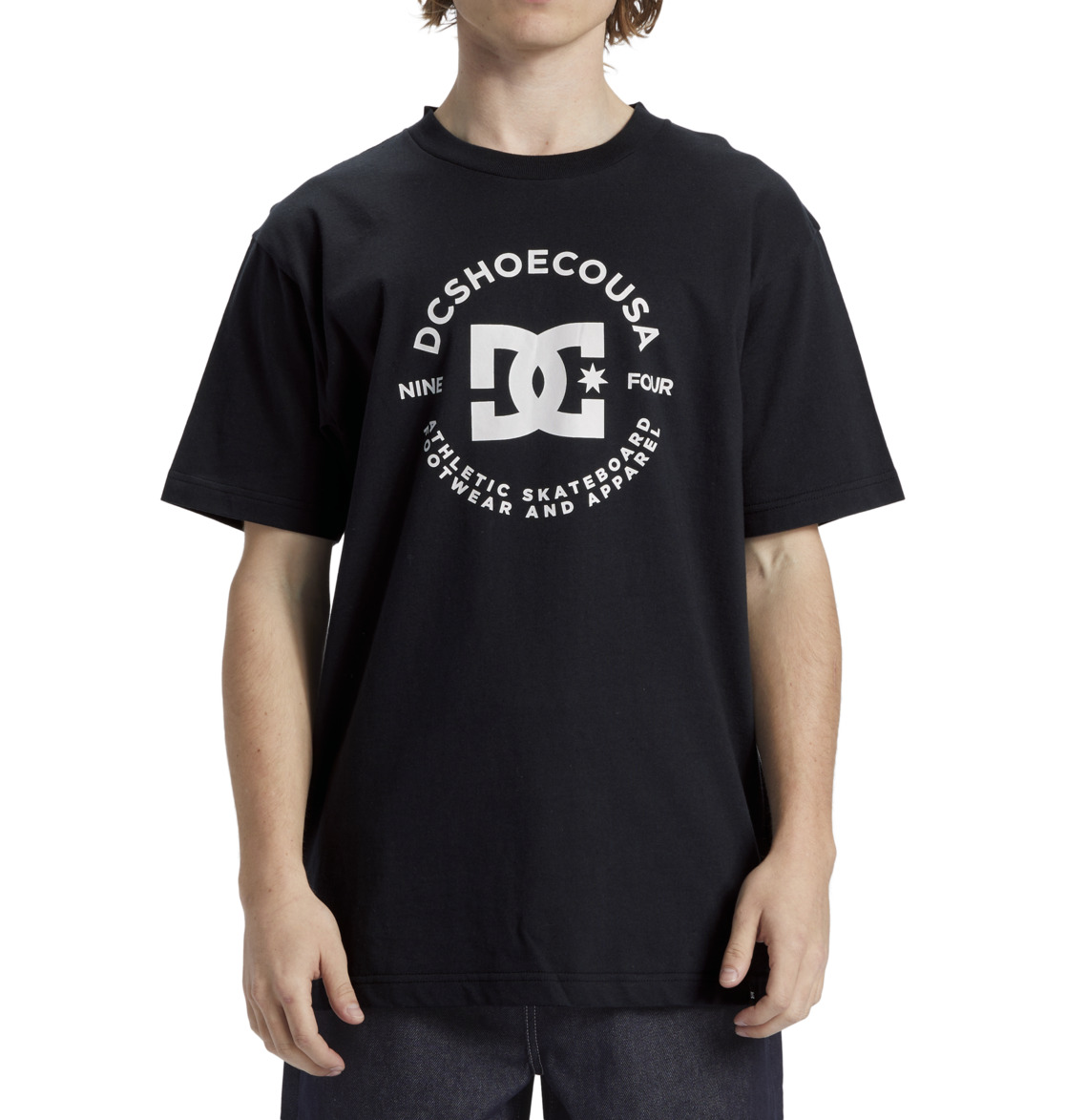 DC Star Pilot Men T-Shirt Black | US-8162QWR