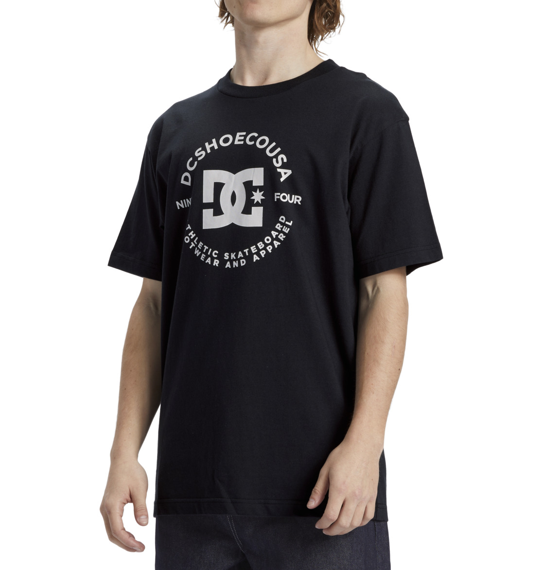 DC Star Pilot Men T-Shirt Black | US-8162QWR