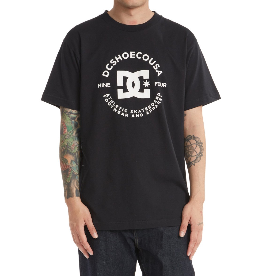 DC Star Pilot Men T-Shirt Black | US-8640UIY