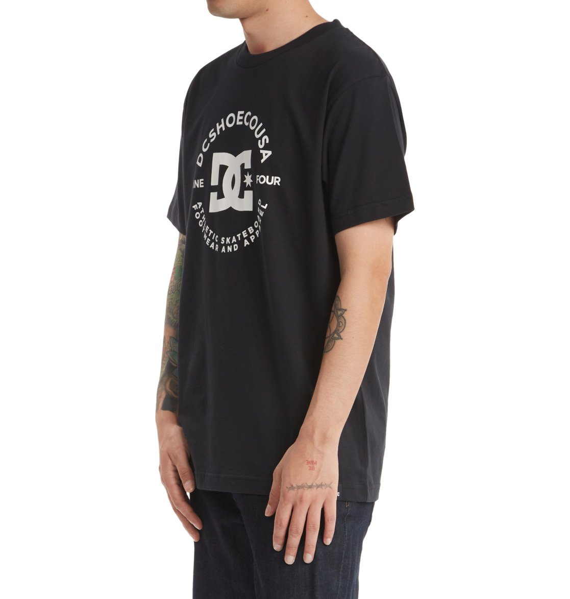 DC Star Pilot Men T-Shirt Black | US-8640UIY