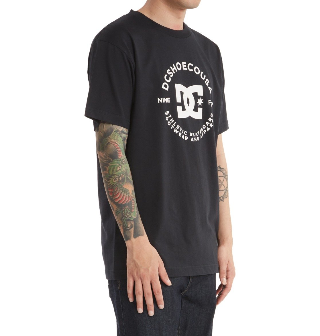 DC Star Pilot Men T-Shirt Black | US-8640UIY