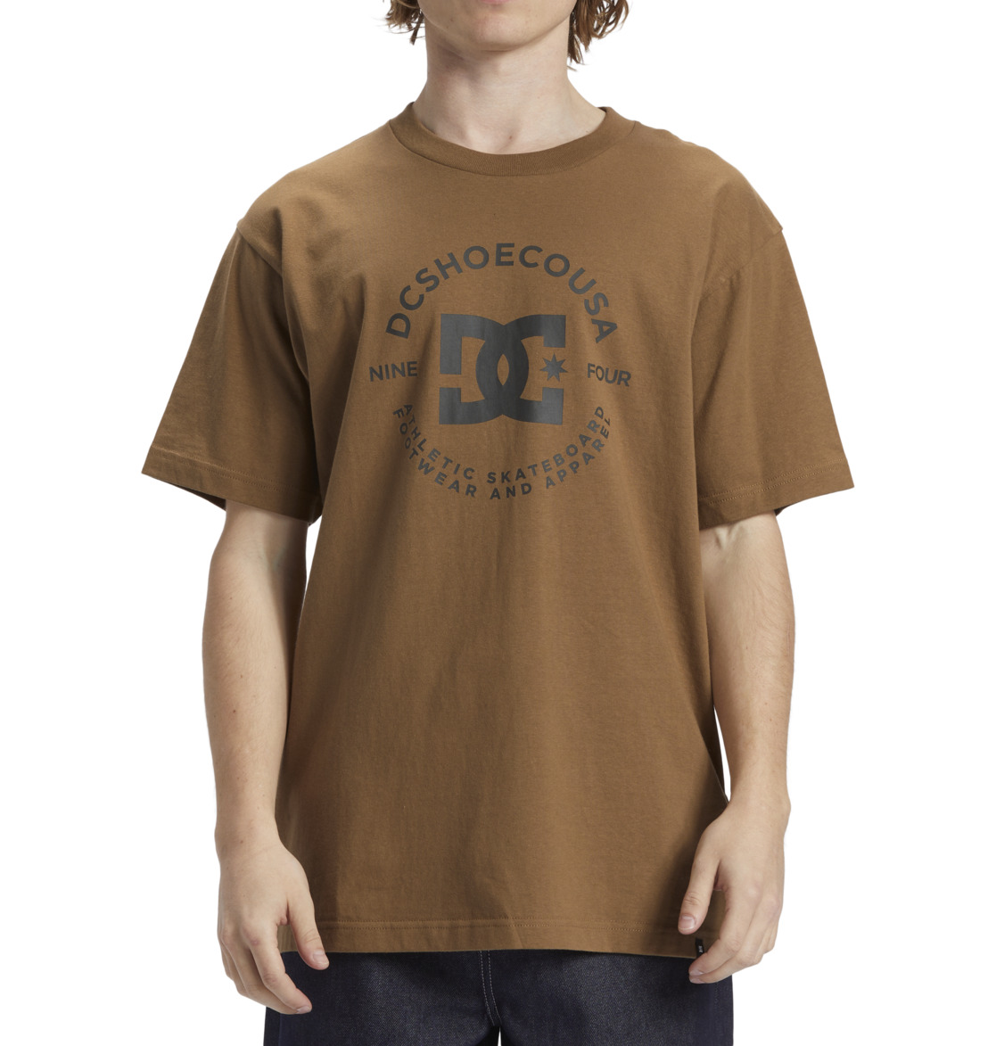 DC Star Pilot Men T-Shirt Brown | US-6712JEN