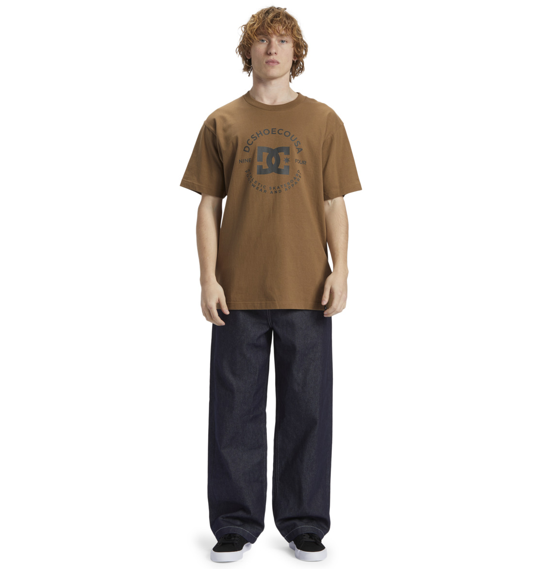 DC Star Pilot Men T-Shirt Brown | US-6712JEN