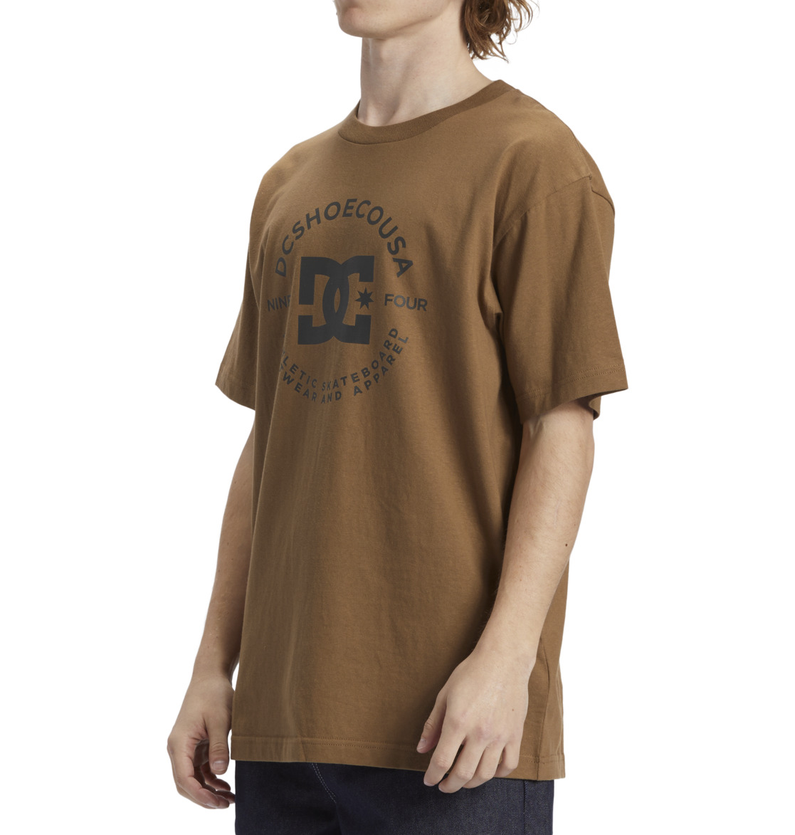 DC Star Pilot Men T-Shirt Brown | US-6712JEN