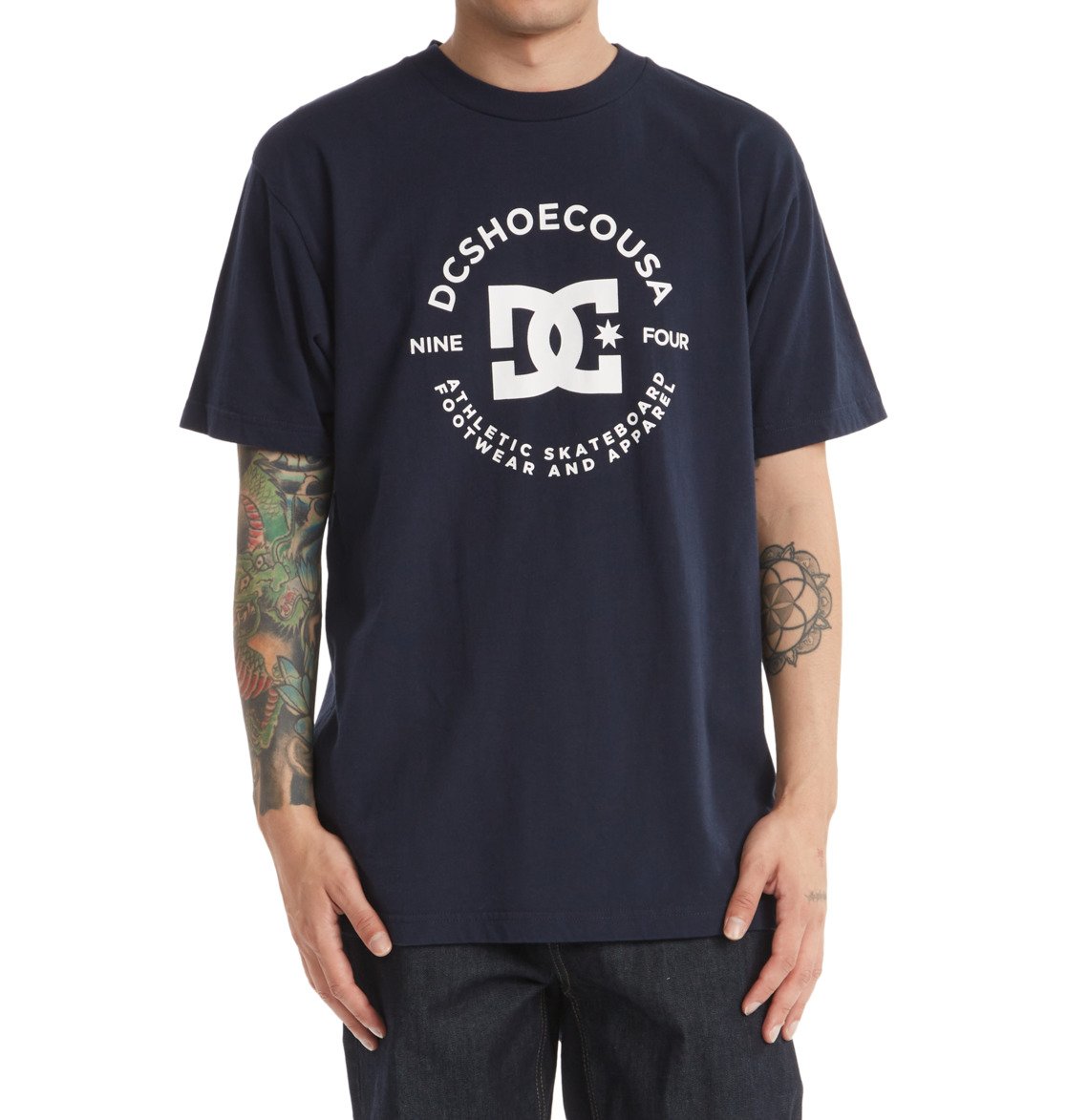 DC Star Pilot Men T-Shirt Navy | US-5378GBR