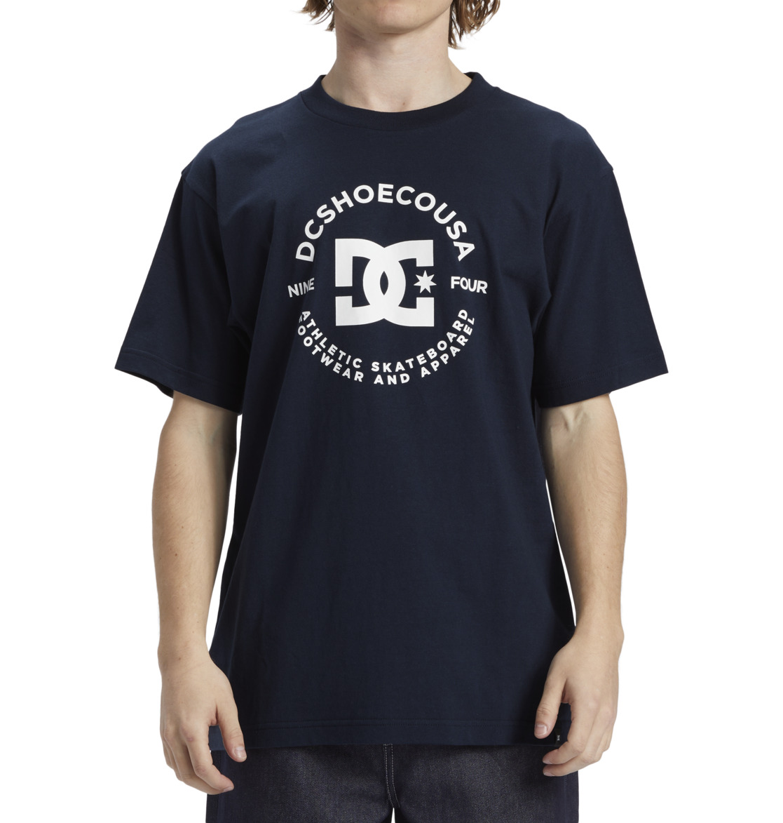 DC Star Pilot Men T-Shirt Navy | US-7350SJZ