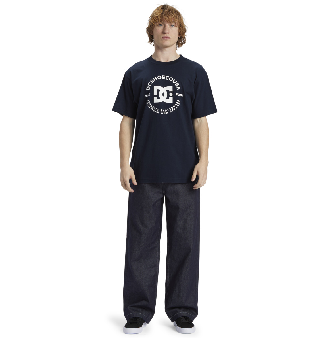 DC Star Pilot Men T-Shirt Navy | US-7350SJZ