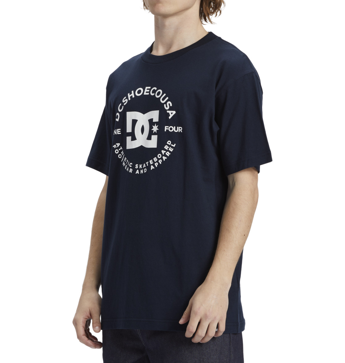 DC Star Pilot Men T-Shirt Navy | US-7350SJZ