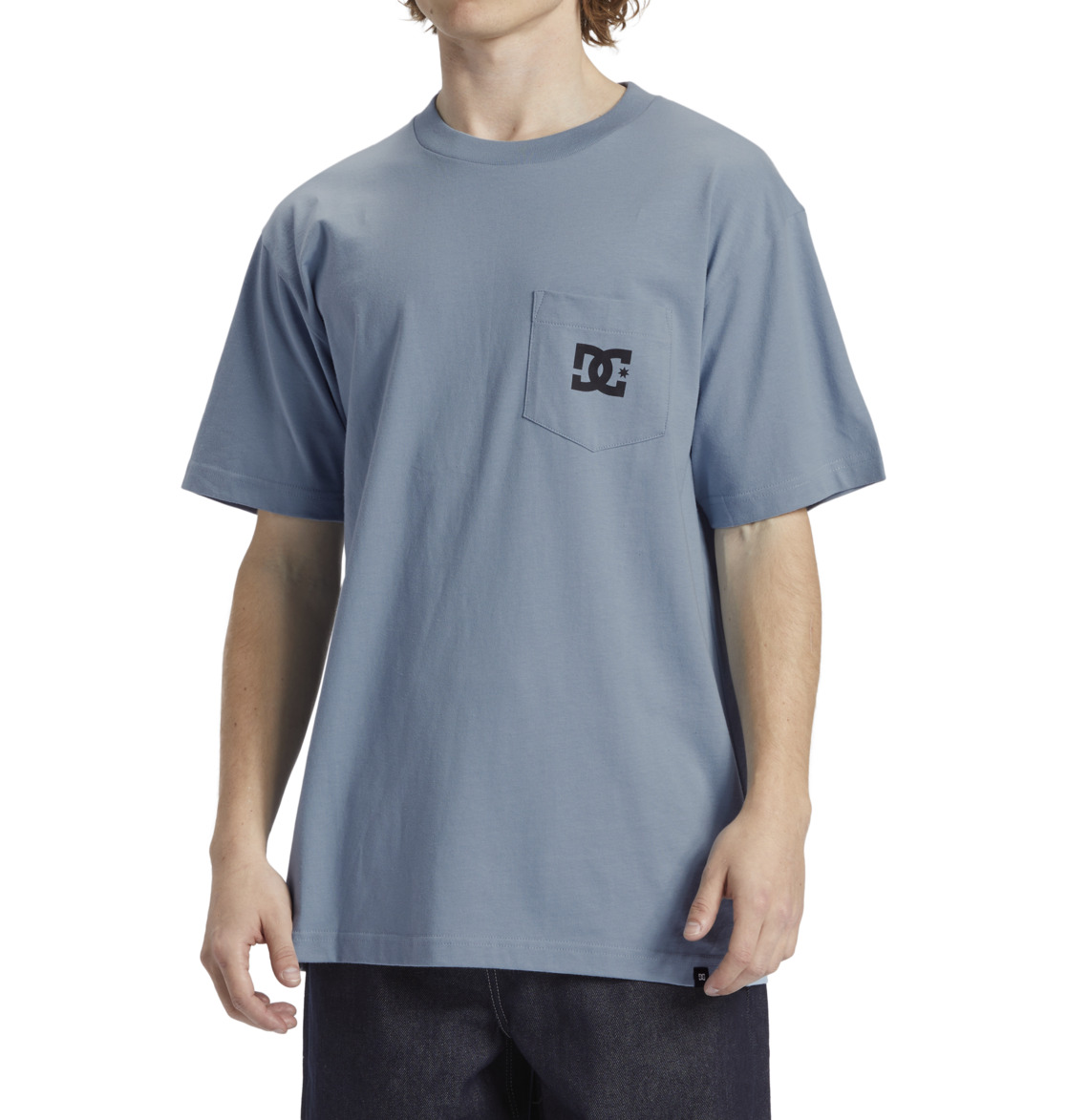 DC Star Pocket Pocket Men T-Shirt Blue | US-7342QTP