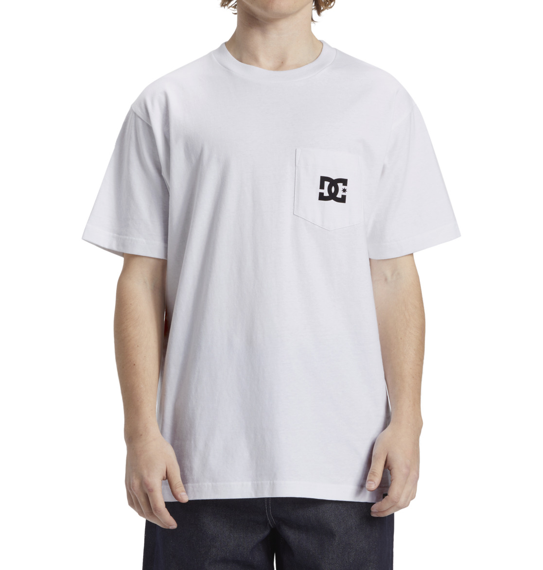 DC Star Pocket Pocket Men T-Shirt White | US-8960BCT