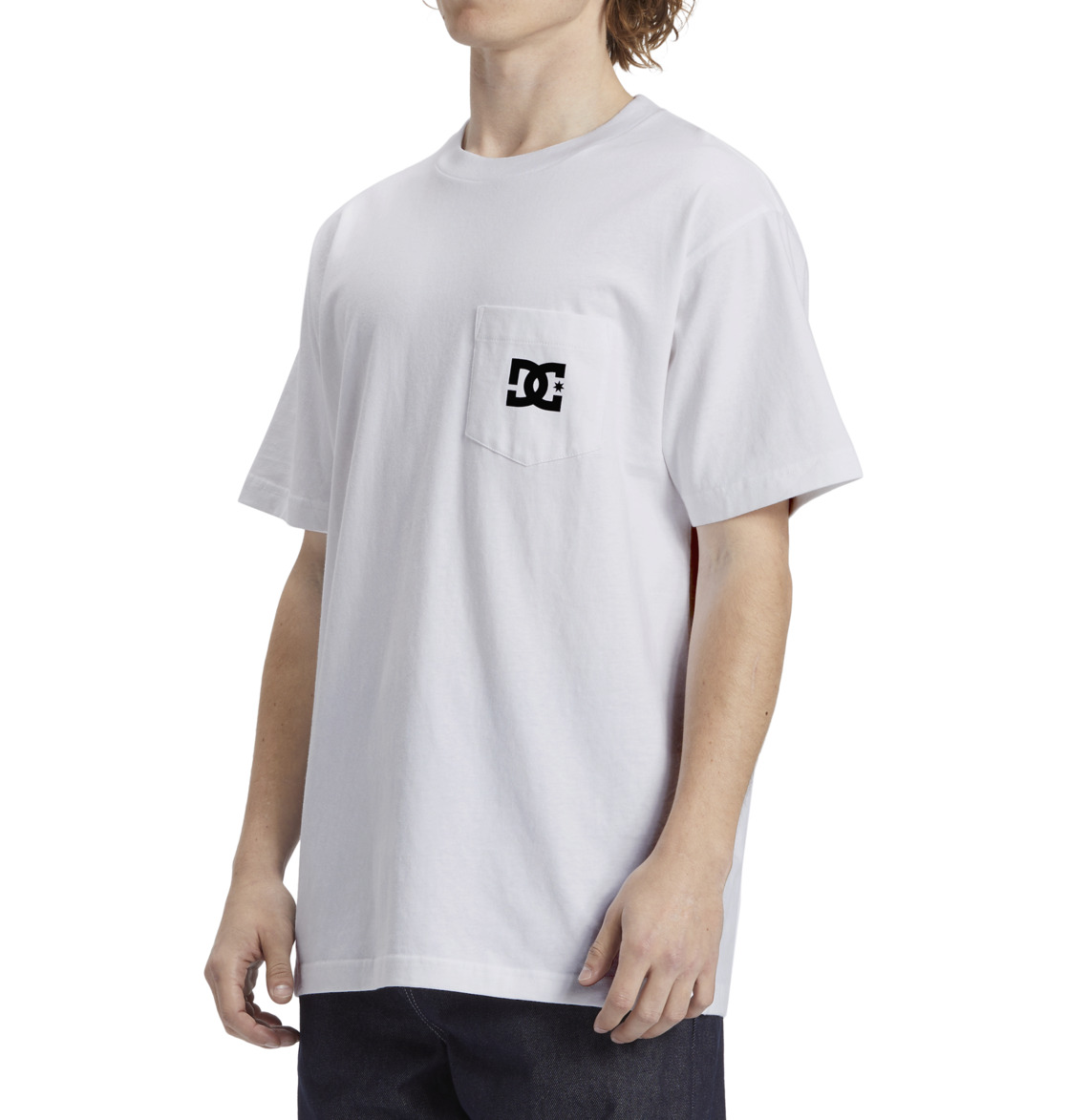 DC Star Pocket Pocket Men T-Shirt White | US-8960BCT