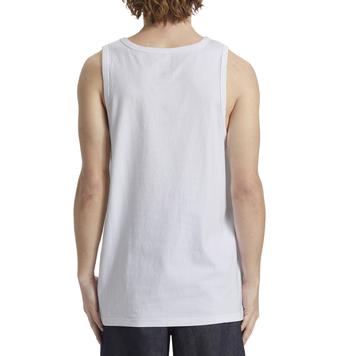 DC Star Pocket Pocket Vest Top Men T-Shirt White | US-6127SPQ