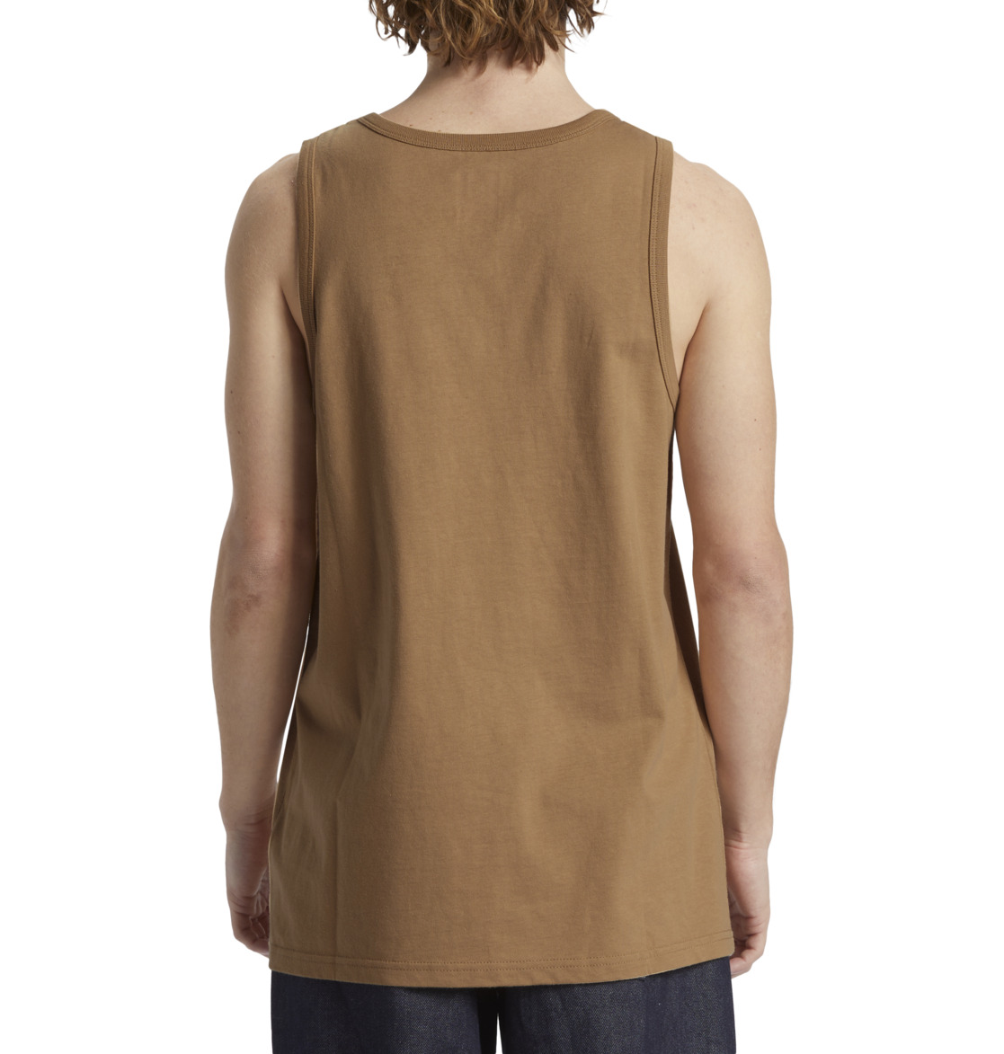 DC Star Pocket Pocket Vest Top Men T-Shirt Brown | US-2715MXD