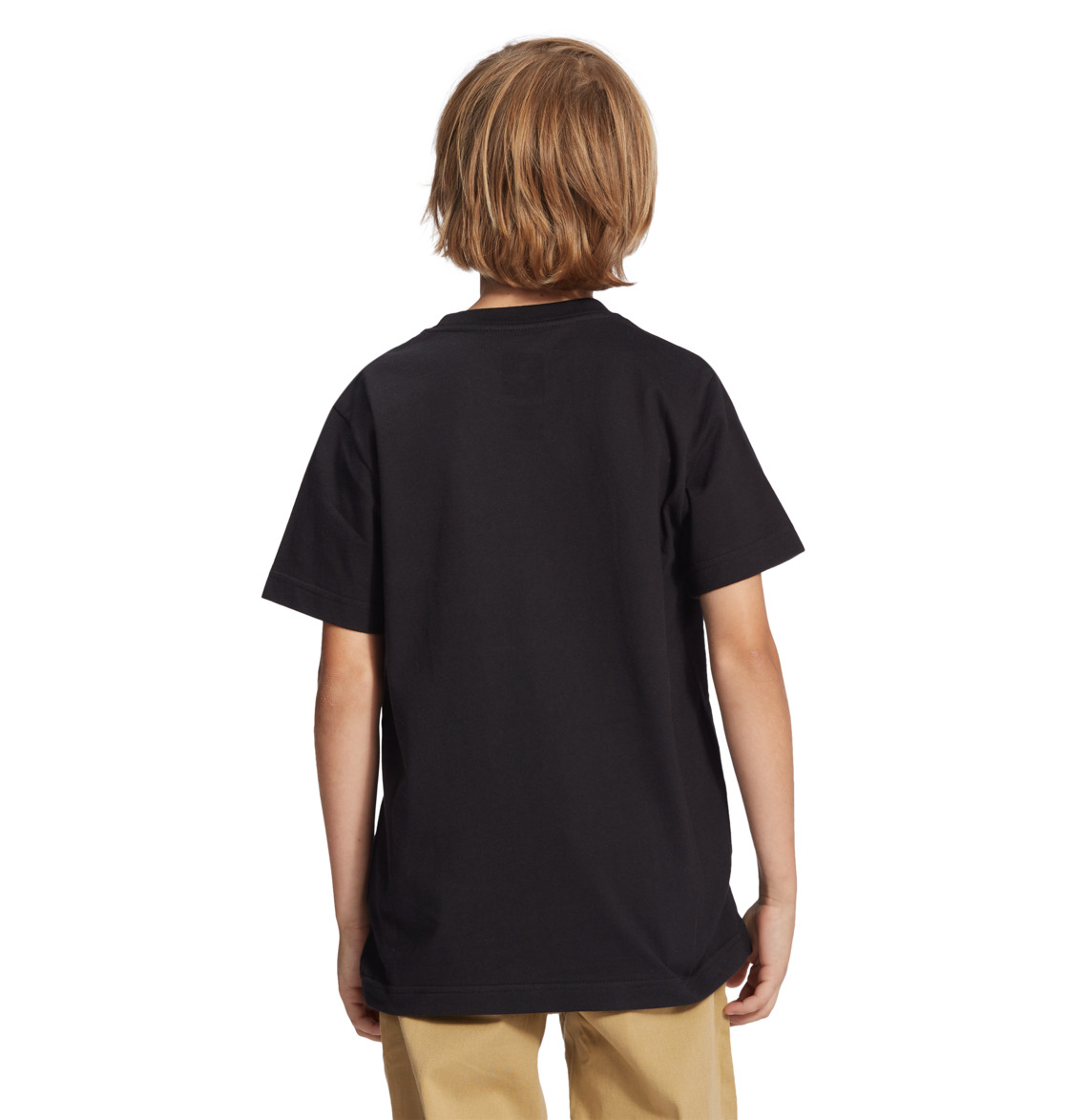 DC Star Pocket Short Sleeve Kids' T-Shirt Black | US-5689XYH