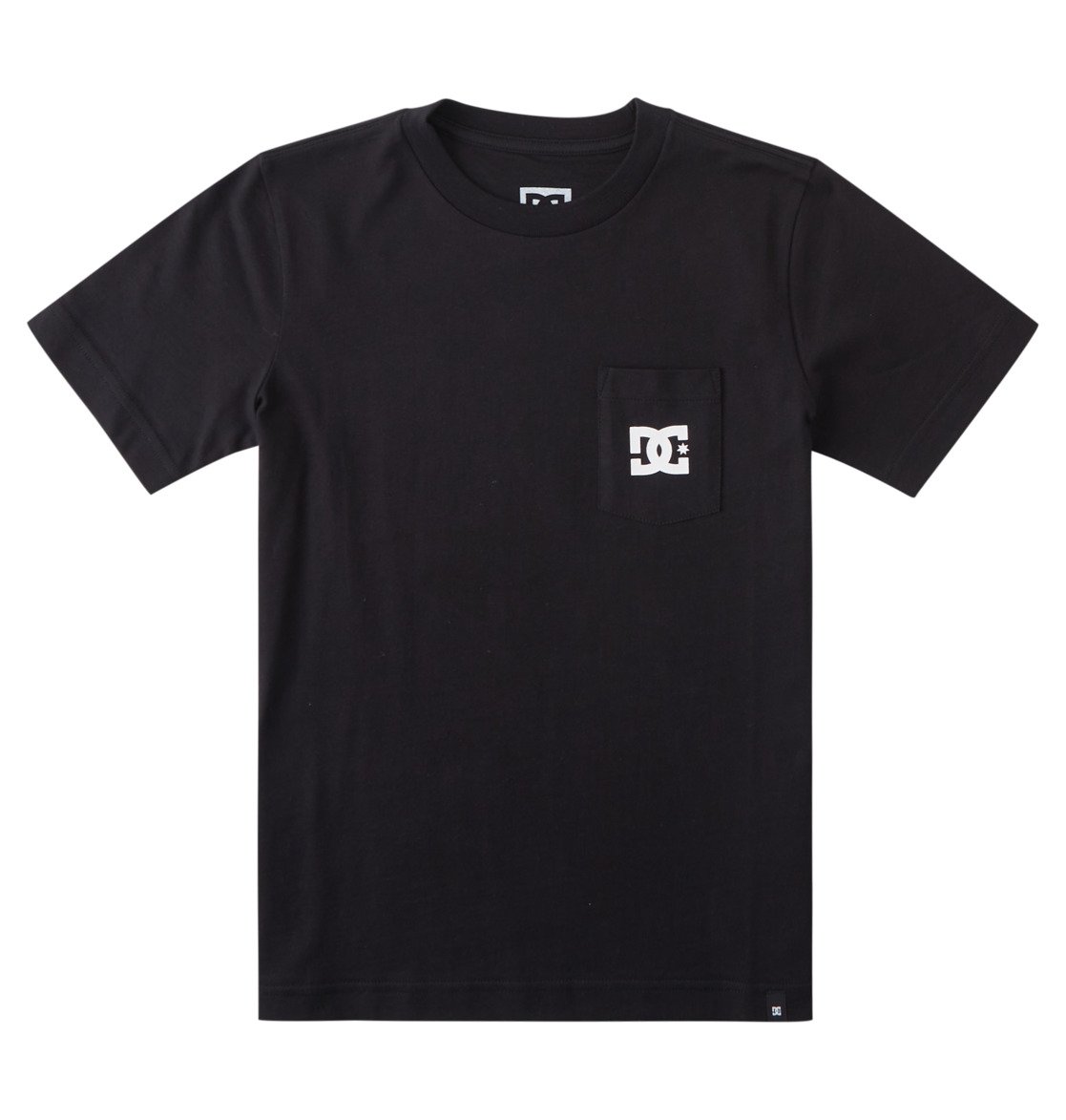 DC Star Pocket Short Sleeve Kids\' T-Shirt Black | US-5689XYH