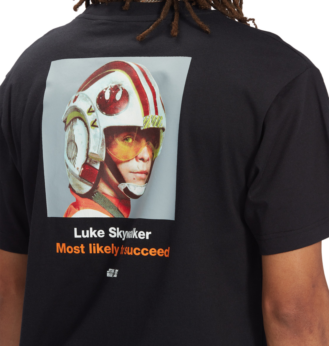 DC Star Wars Luke Class Men T-Shirt Black | US-2940ABC