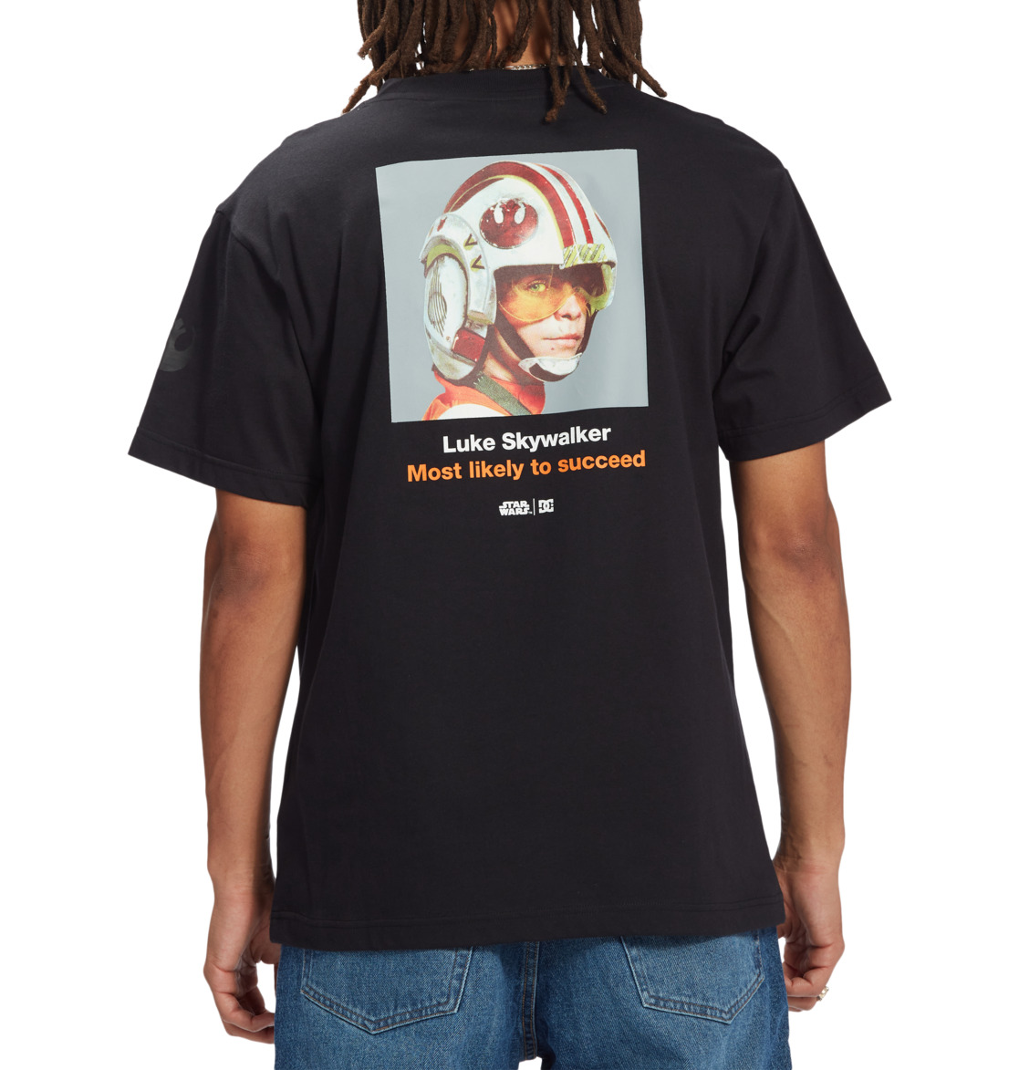 DC Star Wars Luke Class Men T-Shirt Black | US-2940ABC