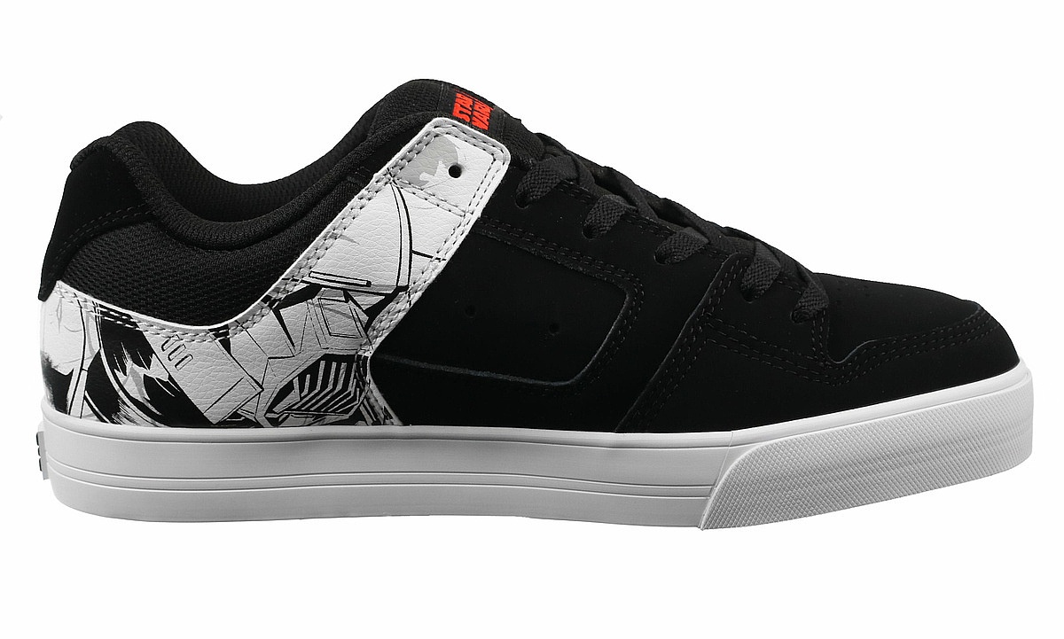 DC Star Wars Pure Men Sneakers Black / White | US-5760SRE