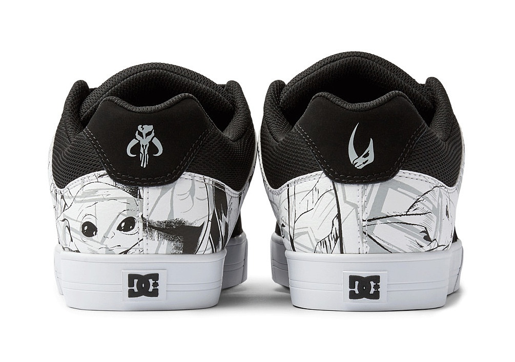 DC Star Wars Pure Men Sneakers Black / White | US-5760SRE