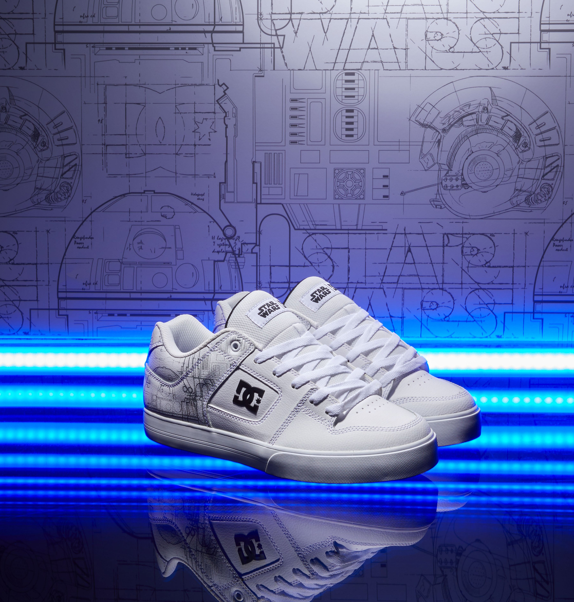 DC Star Wars Pure Men Sneakers White | US-6452MVA