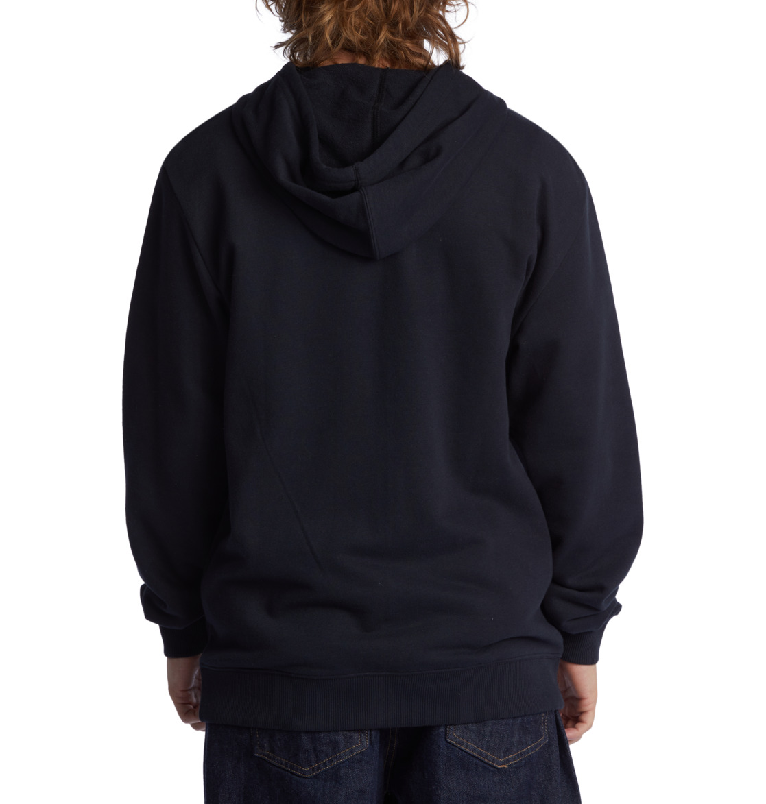 DC Star Zip-Up Men Hoodie Black | US-9504SAZ