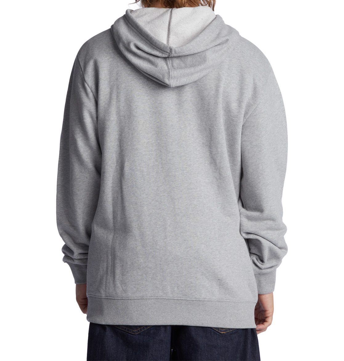 DC Star Zip-Up Men Hoodie Grey | US-1693NRD