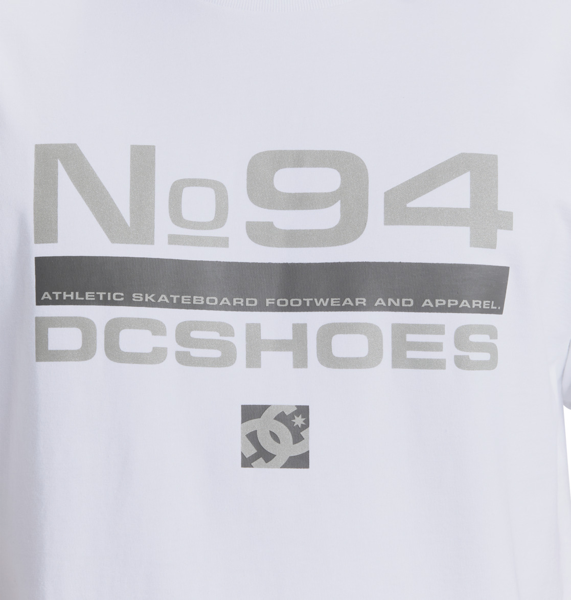 DC Static 94 Men T-Shirt White | US-9683JWQ