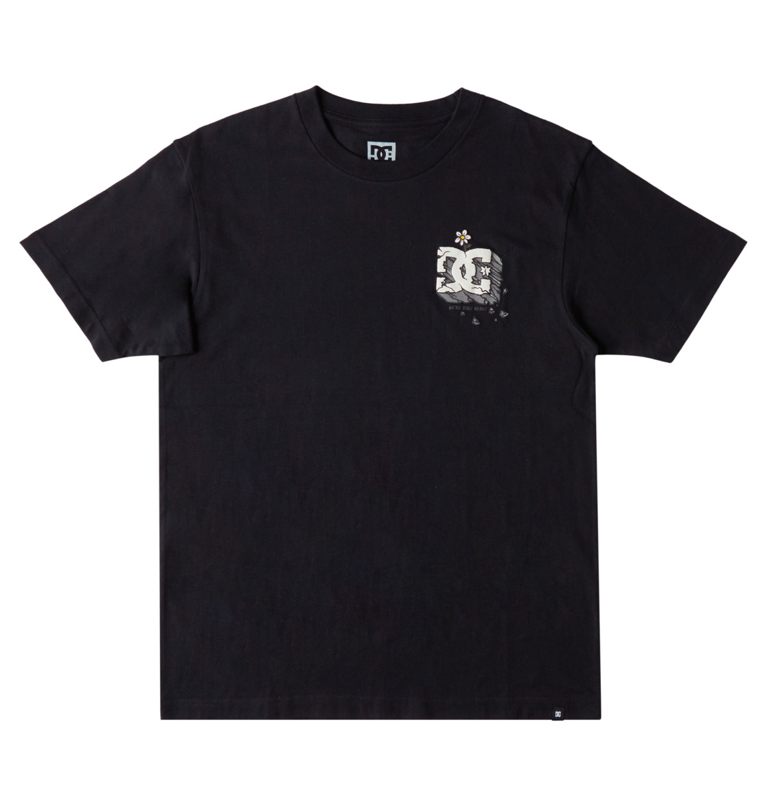 DC Still Here Men T-Shirt Black | US-9506SHU